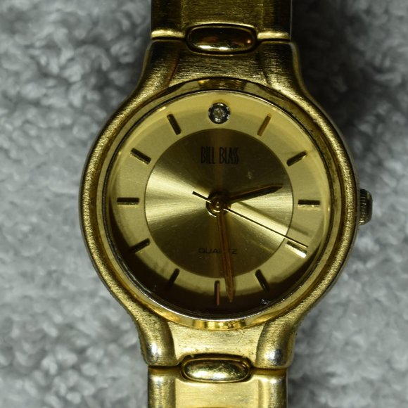 Vintage 1980s Bill Blass Gold Tone Quartz Watch main image 10